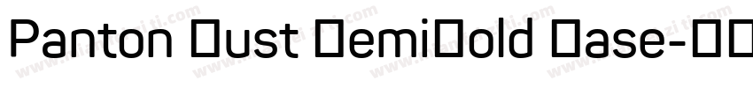 Panton Rust SemiBold Base字体转换